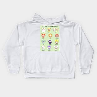 Zodiac Playground, cute zodiac signs chart Kids Hoodie